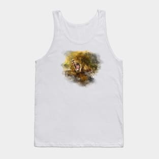 Watercolor Roar Tank Top